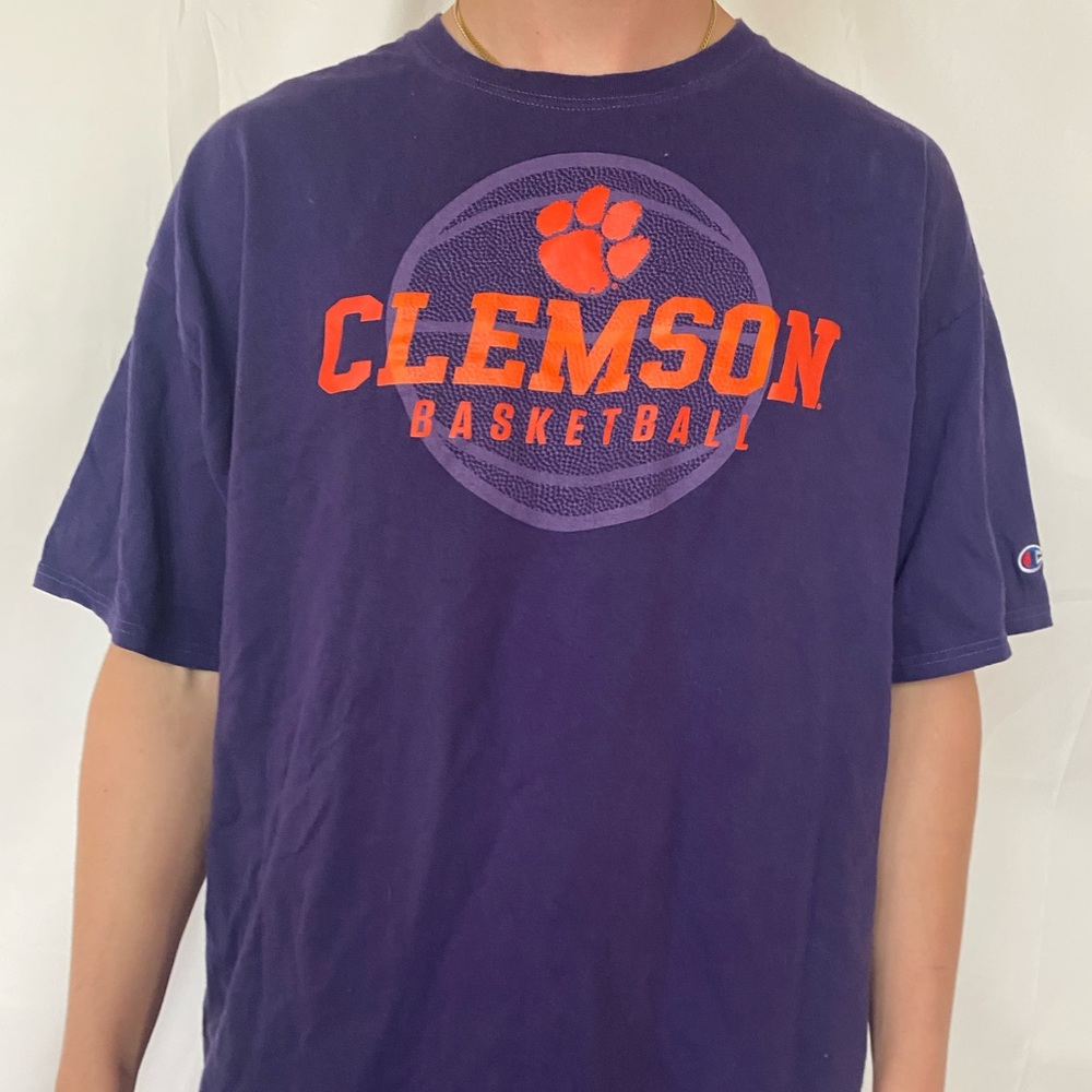 2XL Champion Clemson Tigers Basketball t-shirt